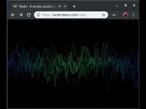 Web Radio Visualizer